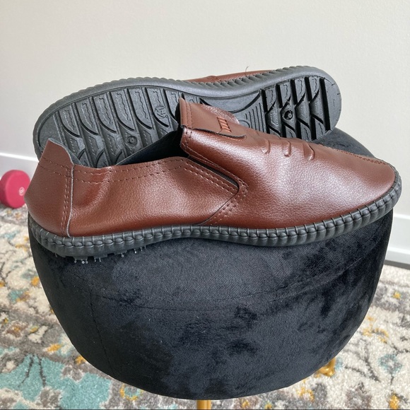 👞NWOT Men's Lightweight Brown Loafers in Size 41 👞 - Picture 4 of 4